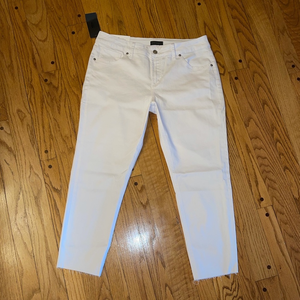 NWT SILVER JEANS AVERY SKINNY CROP HIGH RISE